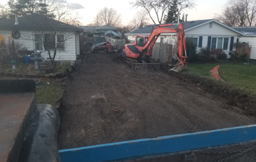 Dynamic Excavating Septic backhoe back hoe Maintenance Drainage septic installs