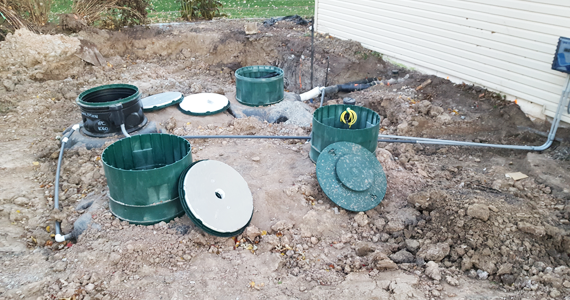 Excavating Septic Systems Drainage Landscaping Armor Rock Waterloo Biofilter